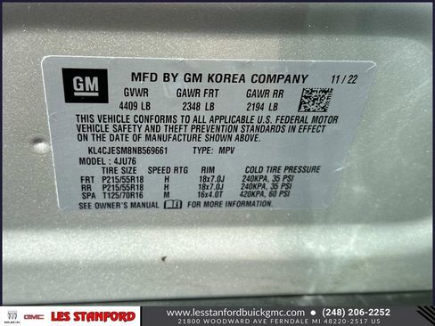 Used 2022 Buick Encore Preferred w/ Safety Package AWD/4WD image 19