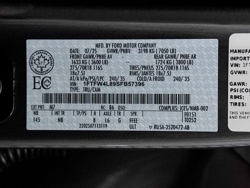 Used 2025 Ford F150 Tremor w/ Equipment Group 402A High AWD/4WD image 43