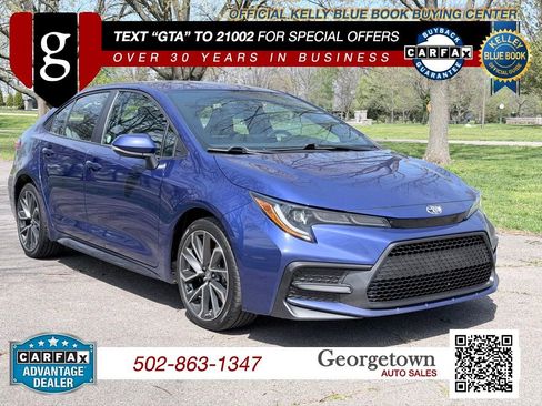 Used 2022 Toyota Corolla SE w/ Carpet Mat Package (TMS) FWD image 1