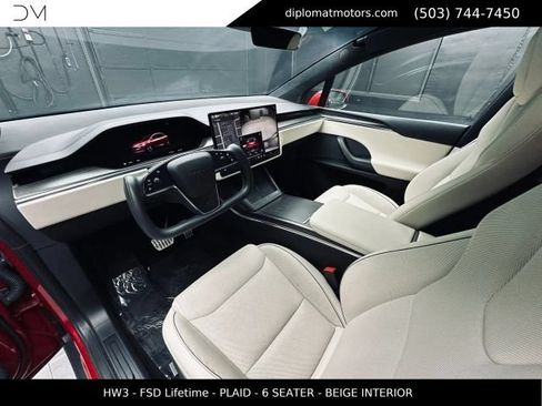 Used 2022 Tesla Model X Plaid AWD/4WD image 17