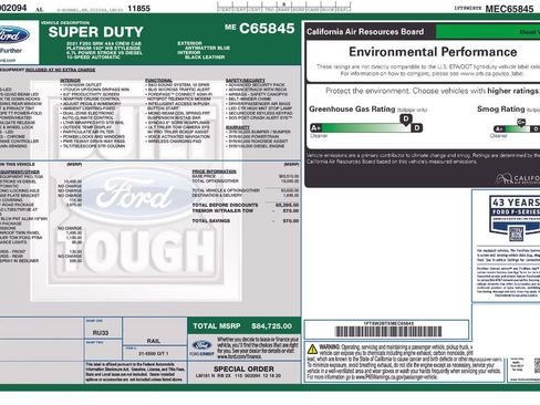 Used 2021 Ford F250 Platinum w/ Tremor Off-Road Package image 26