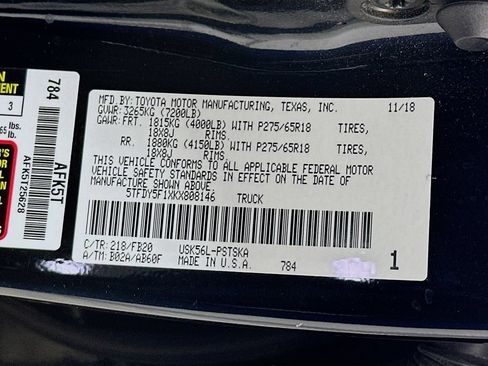 Used 2019 Toyota Tundra SR5 w/ TRD Off Road Package AWD/4WD image 27