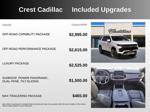 Used 2022 Chevrolet Tahoe Z71 w/ Off-Road Capability Package AWD/4WD image 5