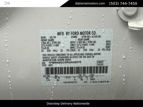 Used 2024 Ford Explorer ST w/ Equipment Group 401A image 51