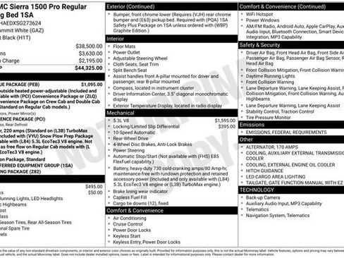 New 2025 GMC Sierra 1500 Pro w/ Pro Value Package image 3