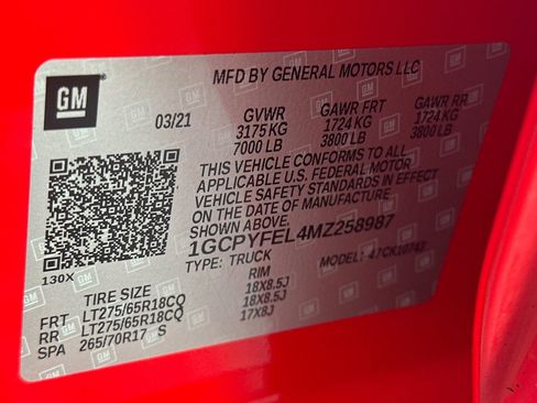 Used 2021 Chevrolet Silverado 1500 LT Trail Boss image 56