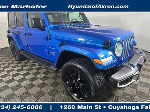 Used 2023 Jeep Wrangler Unlimited Sahara w/ Cold Weather Group AWD/4WD image 1