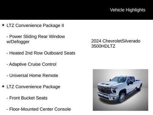 Used 2024 Chevrolet Silverado 3500 LTZ w/ LTZ Plus Package AWD/4WD image 2