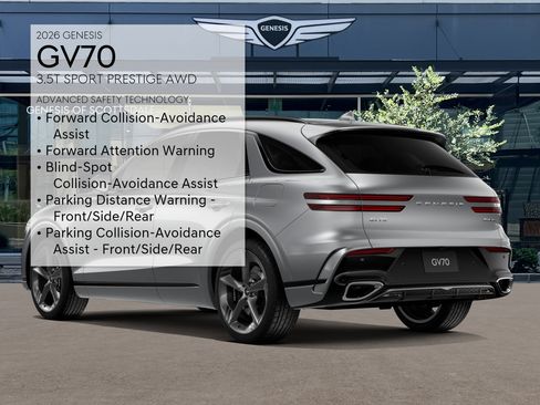 New 2026 Genesis GV70 3.5T Sport Prestige AWD/4WD image 7