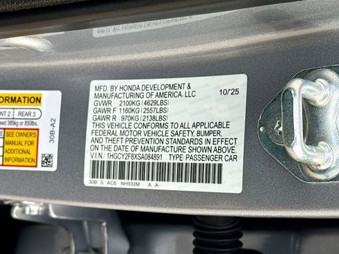 New 2025 Honda Accord Touring image 33