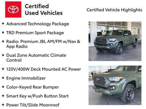 Certified 2022 Toyota Tacoma TRD Sport w/ TRD Premium Sport Package RWD image 7