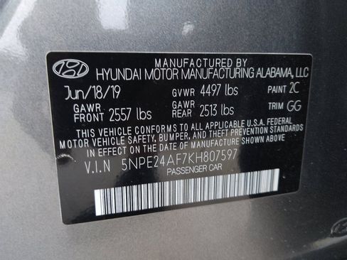 Used 2019 Hyundai Sonata SE w/ Winter Weather Package FWD image 33