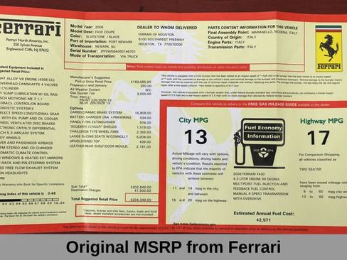 Used 2006 Ferrari F430 Coupe RWD image 6