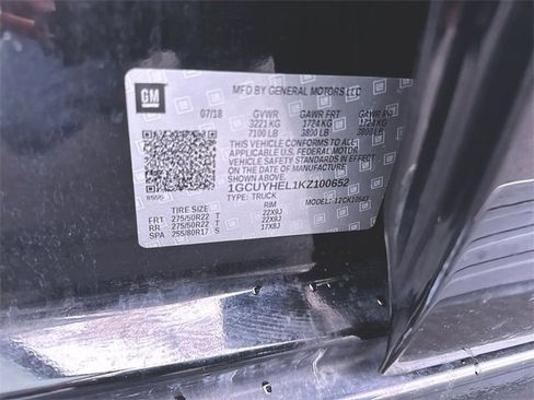 Used 2019 Chevrolet Silverado 1500 High Country w/ Technology Package image 35