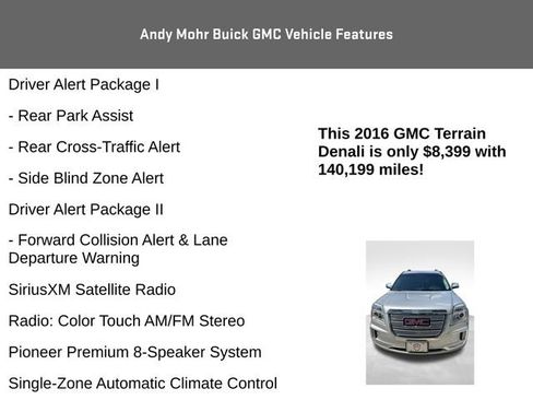 Used 2016 GMC Terrain Denali AWD/4WD image 16
