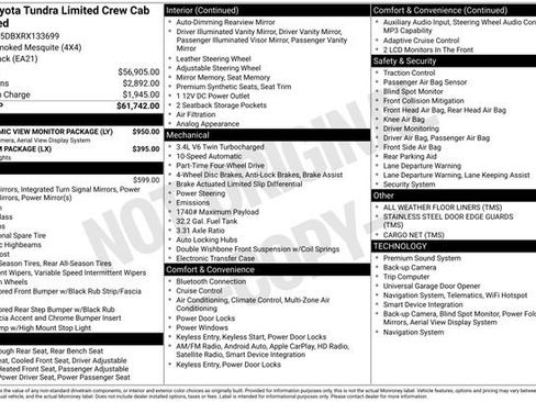 Used 2024 Toyota Tundra Limited AWD/4WD image 5