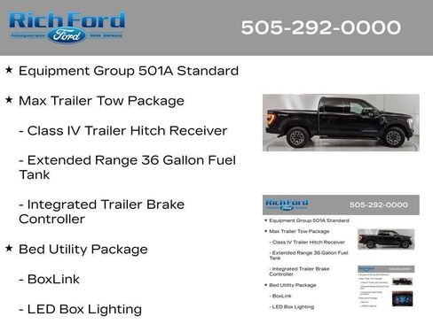 Certified 2023 Ford F150 Lariat w/ Max Trailer Tow Package AWD/4WD image 34