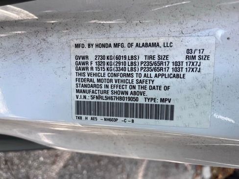 Used 2017 Honda Odyssey EX-L image 16