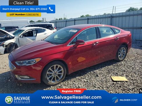 Used 2017 Ford Fusion SE w/ Fusion SE Technology Package FWD image 1