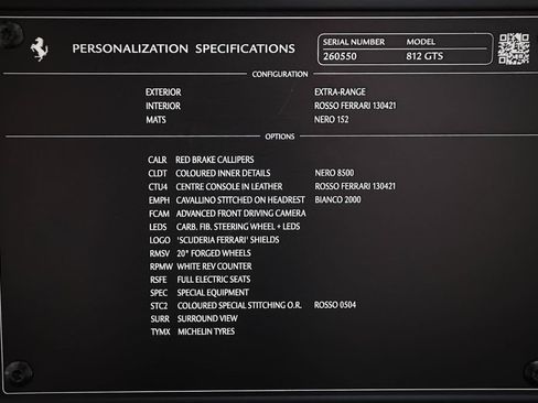 Used 2021 Ferrari 812 GTS RWD image 48