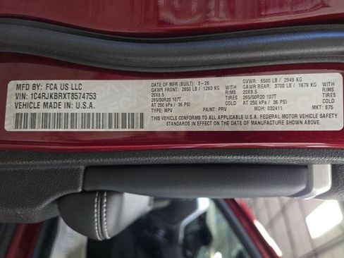 New 2026 Jeep Grand Cherokee L Limited AWD/4WD image 14