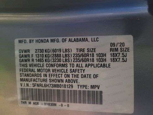 Used 2021 Honda Odyssey EX-L image 33