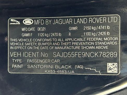 Used 2022 Jaguar F-TYPE R image 26