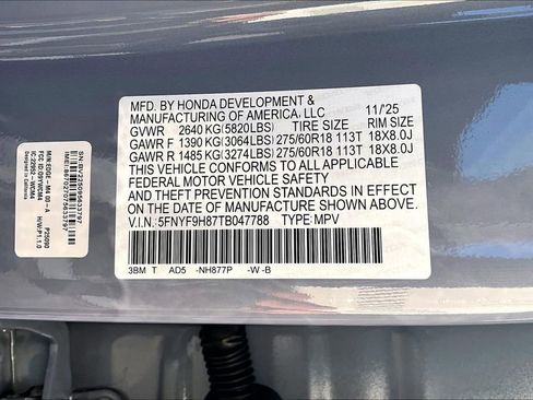 New 2026 Honda Passport TrailSport Elite image 8