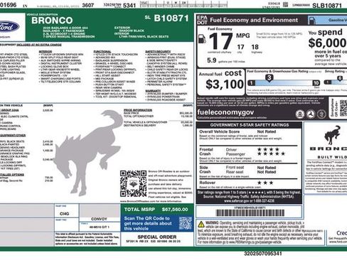 Used 2025 Ford Bronco Badlands w/ Sasquatch Package image 4