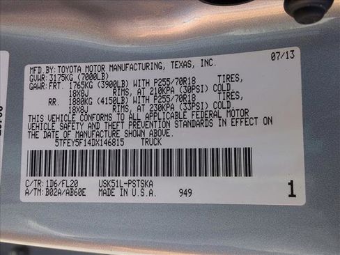 Used 2013 Toyota Tundra 2WD CrewMax w/ Tow Pkg image 23