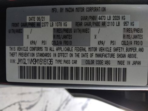 Used 2021 MAZDA MAZDA6 Touring image 33