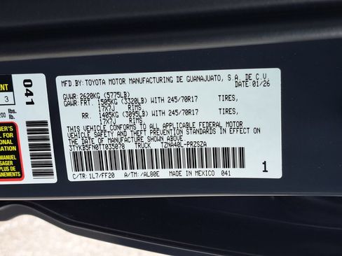 Certified 2026 Toyota Tacoma SR5 RWD image 29