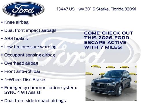 New 2026 Ford Escape Active w/ Tech Pack #1 FWD image 25