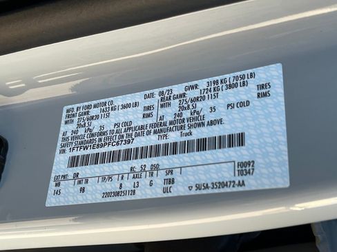 Used 2023 Ford F150 Platinum w/ Equipment Group 701A High image 33