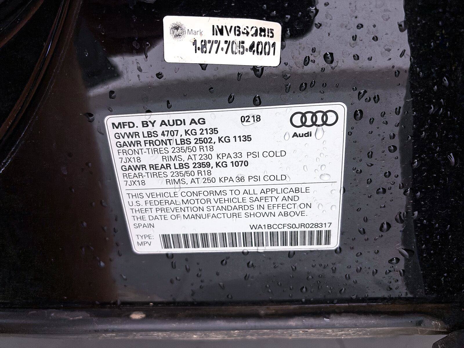 Used 2018 Audi Q3 2.0T Premium w/ Convenience Package FWD image 29