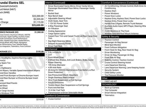 Certified 2023 Hyundai Elantra SEL w/ Convenience Package image 24