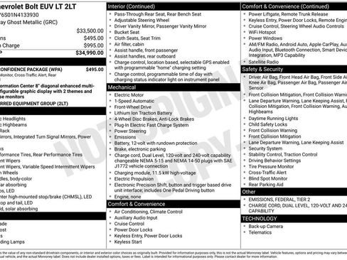 Used 2022 Chevrolet Bolt EUV LT w/ Driver Confidence Package image 15