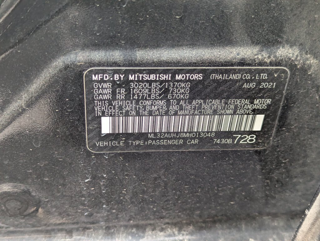 Used 2021 Mitsubishi Mirage FWD image 12