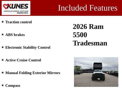 New 2026 RAM 5500 Tradesman AWD/4WD image 3