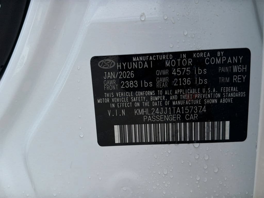 New 2026 Hyundai Sonata Blue FWD image 12