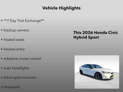 New 2026 Honda Civic Sport image 5