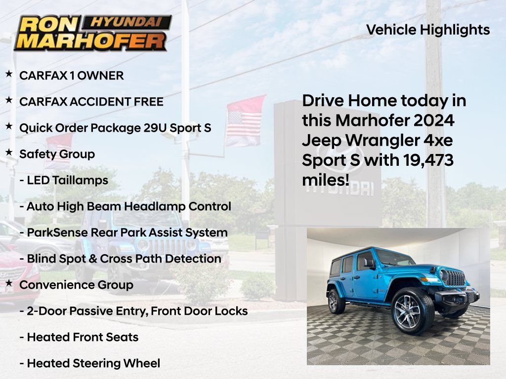 Used 2024 Jeep Wrangler Unlimited w/ Convenience Group AWD/4WD image 15
