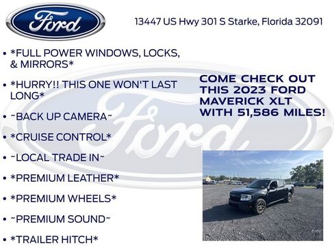 Used 2023 Ford Maverick XLT w/ XLT Luxury Package FWD image 10