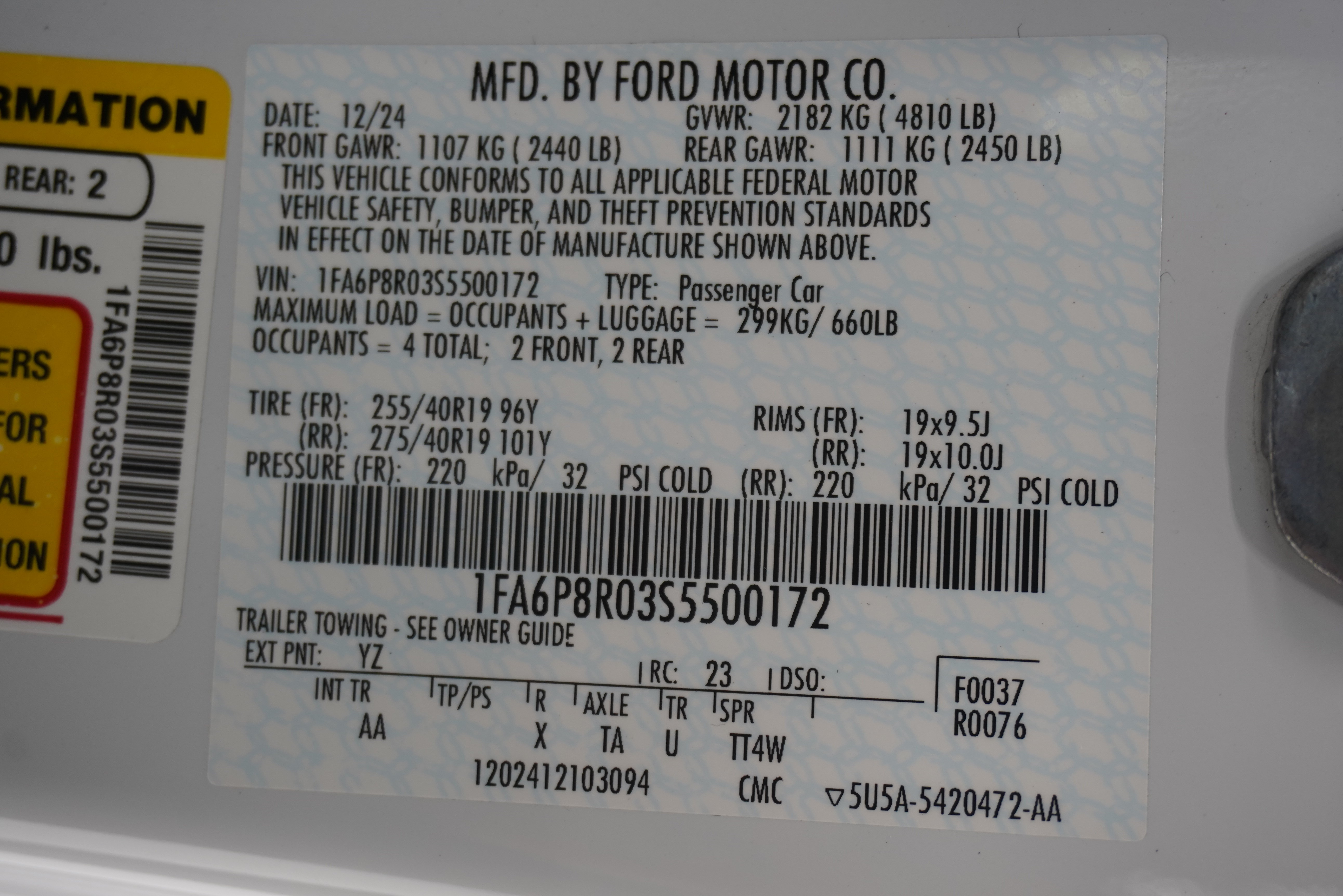 Used 2025 Ford Mustang Dark Horse RWD image 32