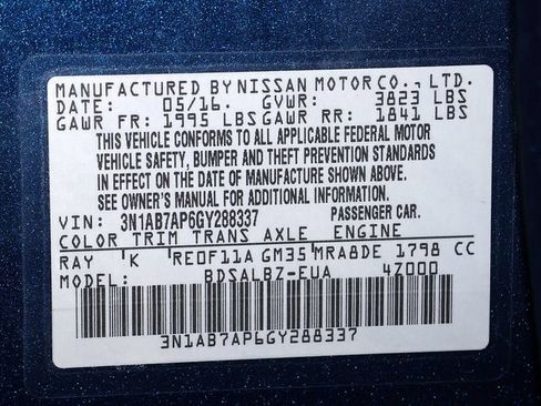 Used 2016 Nissan Sentra S FWD image 35