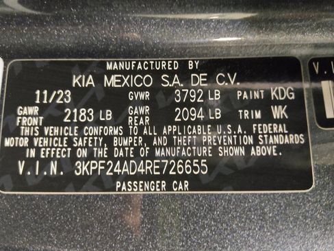 Used 2024 Kia Forte LXS w/ LXS Technology Package FWD image 33