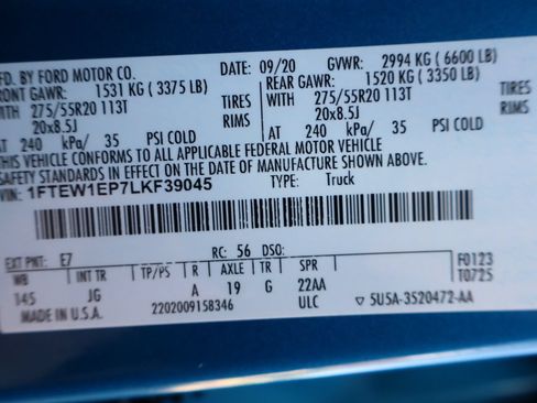 Used 2020 Ford F150 XL w/ Equipment Group 101A Mid AWD/4WD image 45