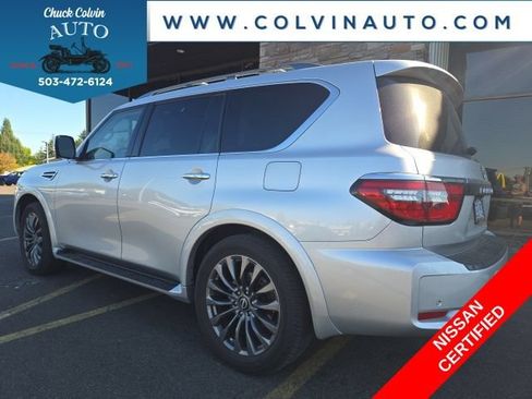 Certified 2023 Nissan Armada Platinum w/ Captain's Chairs Package AWD/4WD image 6