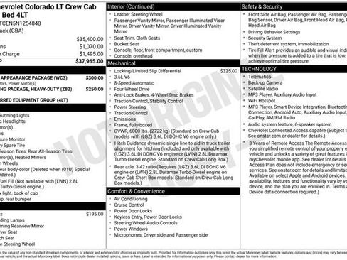 Used 2022 Chevrolet Colorado LT w/ Chrome Appearance Package AWD/4WD image 42