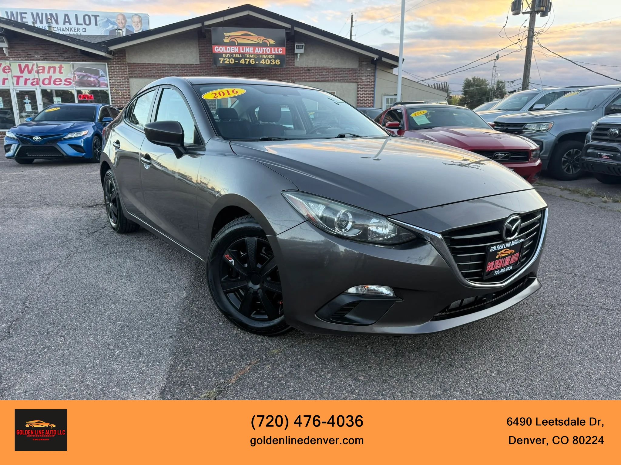 Used 2016 MAZDA MAZDA3 i Sport FWD image 1